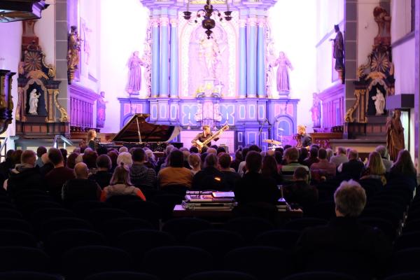 Ein Jazz-Konzert in der Paterskirche.