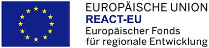 Logo Europäische Union REACT-EU Europäischer Fonds für die regionale Entwicklung