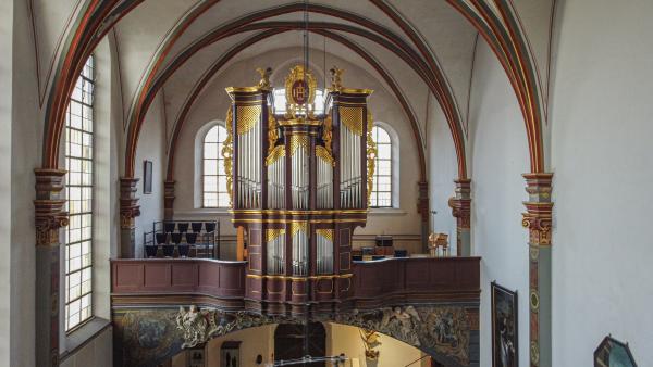 König Orgel in der Paterskirche im Kulturforum Franziskanerkloster Kempen, © Feenstaub Entertainment, Essen