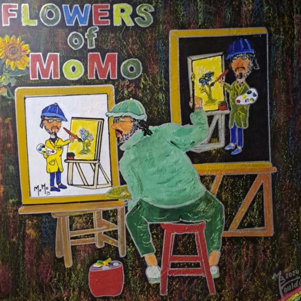 Gemälde aus der Ausstellung Flowers of Momo
