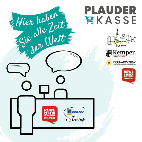 Logo der Plauderkasse bei Edeka und Rewe