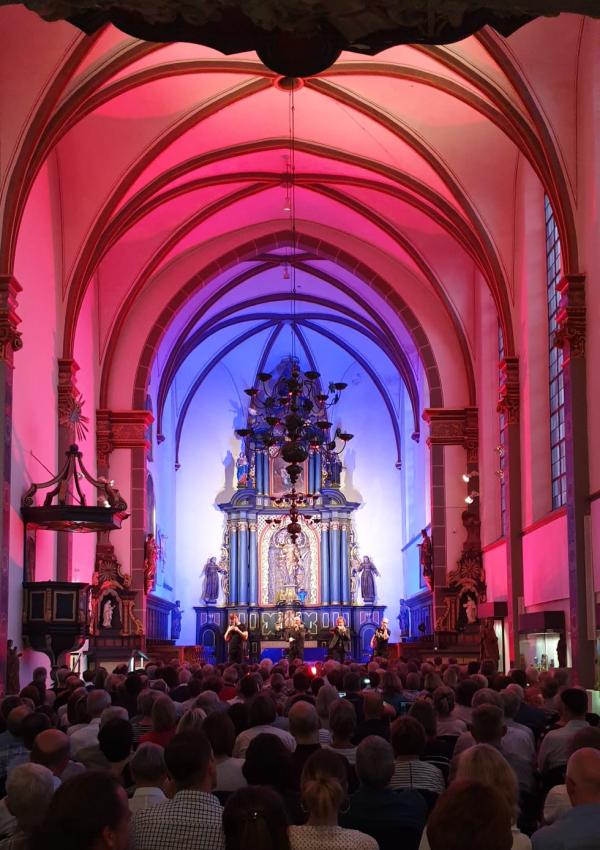 Kultur-Extra Konzert mit rock4 in der Paterskirche,  © Bettina Klapheck, Kulturamt Kempen