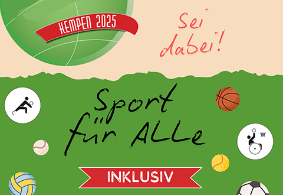 Plakat "Inklusive Sport- und Bewegungsveranstaltung" move it