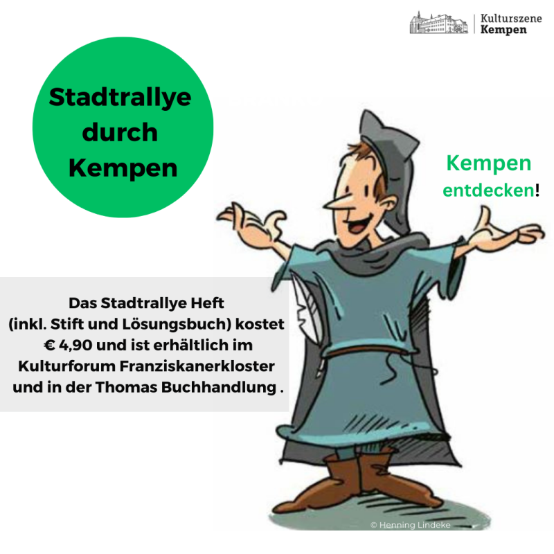 Infos zur Stadtrallye, © Kulturamt Kempen